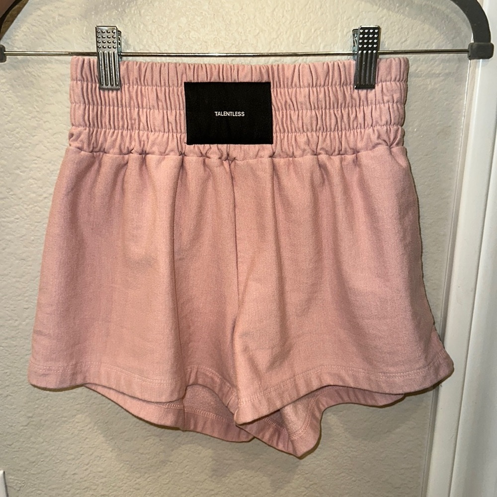 TALENTLESS Pink Athletic Shorts